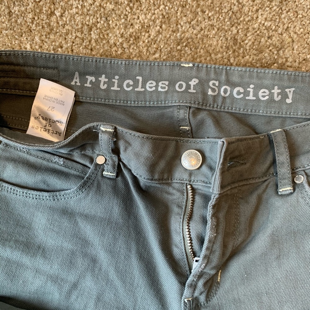 Articles of Society olive jeans!